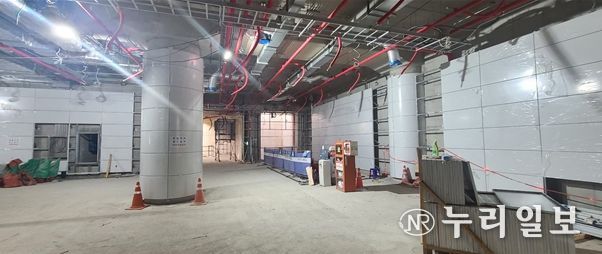 별내선 대합실 공사현황