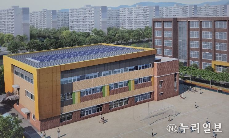 성포초등학교, 체육관 및 급식소 증축공사