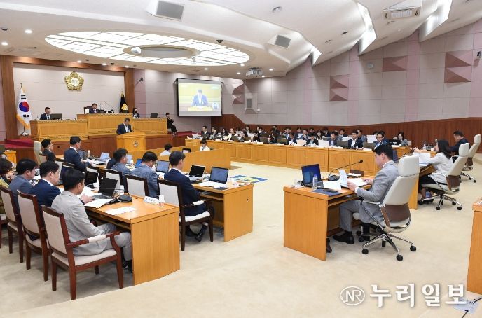 양주시의회 제355회 제1차 본회의 본회의장 전경