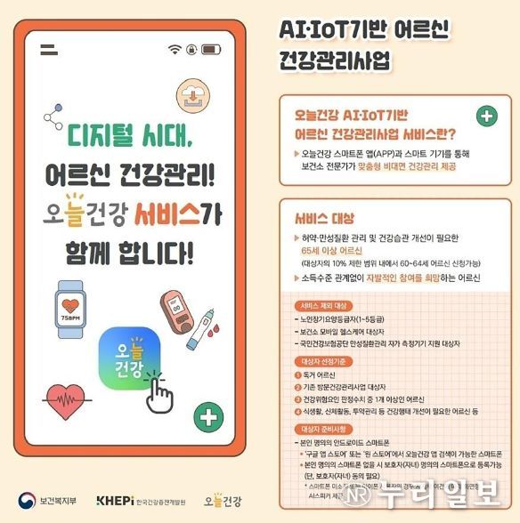 성남시 AI·IoT 기술 기반 어르신 건강관리 서비스 안내 리플릿