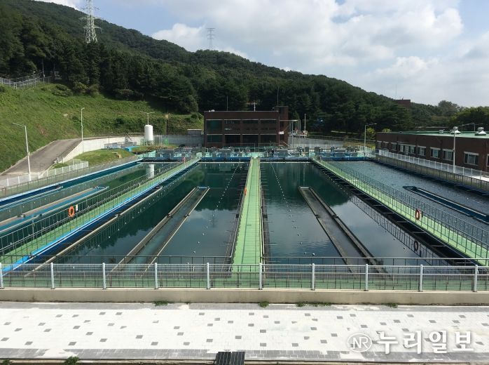 군포정수장침전지