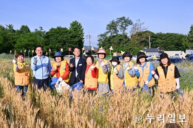 전진선 양평군수, ‘제2회 양평 밀 축제’ 손님 맞이 대청소