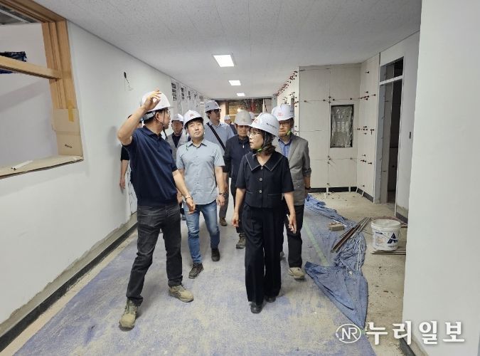 동두천양주교육지원청, 8월 준공 예정 신설학교 현장 점검 실시