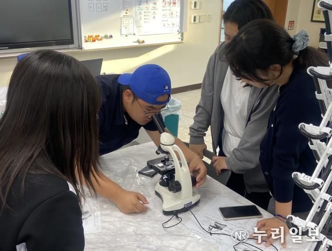 고양 갤럭시 항공학교, 이천 공유학교 과학실험 사진