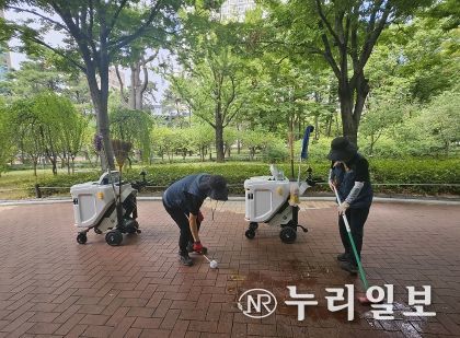 대구공공시설관리공단, 스마트 공원 구현을 위한 추종주행 서비스 로봇 시범 운행