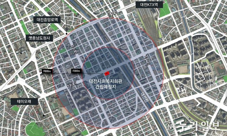 대전사회복지회관 건립 예정부지