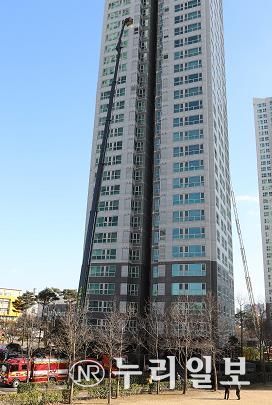 대전소방, 엑슬루타워에서 합동소방훈련 및 현장점검