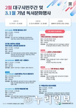 국채보상운동기념도서관, ‘대구사랑·나라사랑 독서문화행사’ 운영