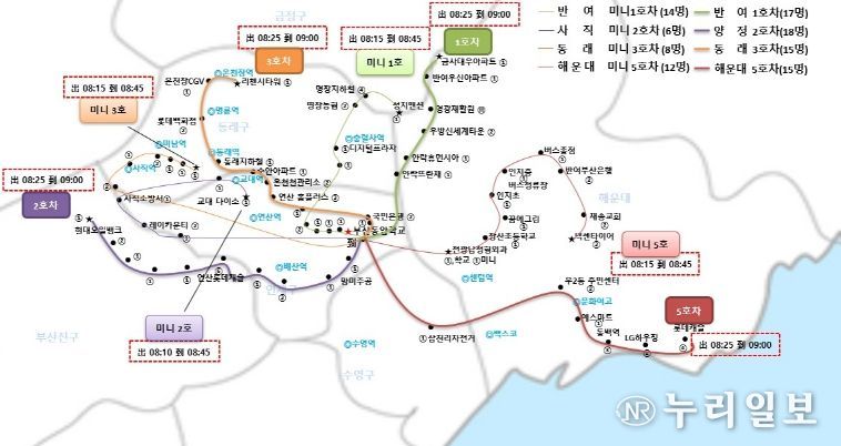 조정 후 버스노선