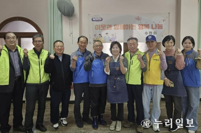 지역봉사단체 수정회, 수원시 장안구 조원2동 평화의모후원에서 짜장면 나눔 봉사