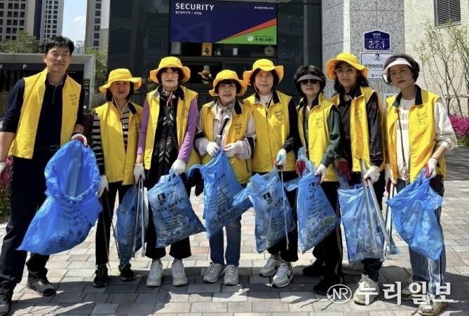 수원시 장안구 정자1동, 담배꽁초 줍깅 캠페인 실시