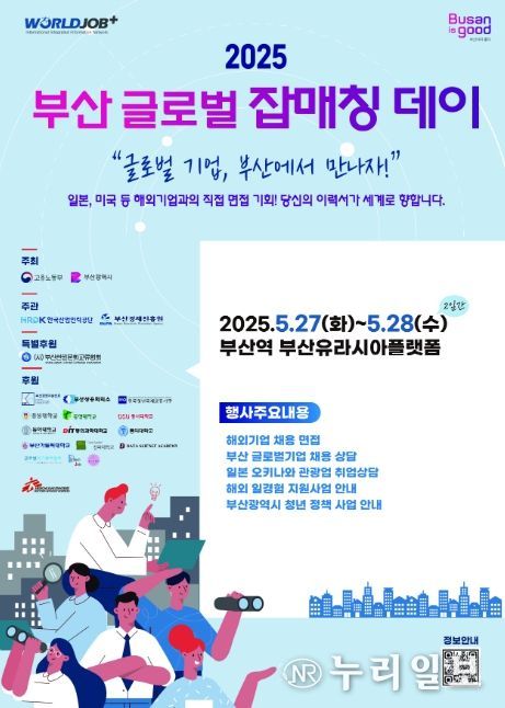2025 부산 글로벌 잡매칭 데이 포스터