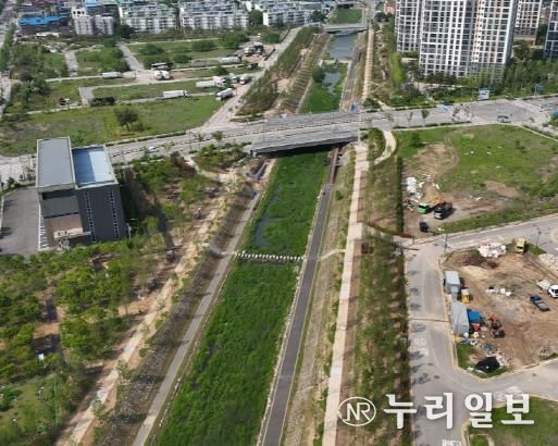 안성시 아양택지지구 일원 ‘금석천 도시바람길숲’ 준공
