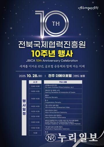 (포스터) 전북국제협력진흥원, 창립 10주년 맞아‘VISION 2035’선포