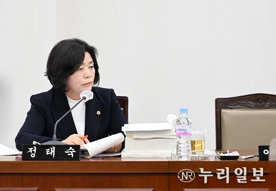 정태숙 의원, 행정사무감사에서 특수학급 과밀 ‧100명 이하 소규모 학교 실태 지적