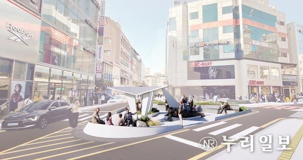 삼거리광장 조감도