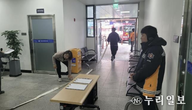 구리시 인창동, 구리소방서와 합동 소방 훈련 실시