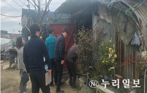 합동점검 사진(주거용 비닐하우스, 2025년 2월)