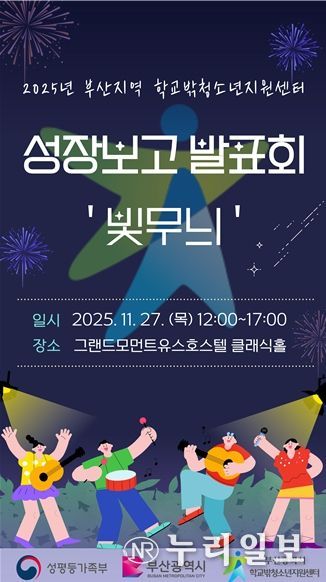 「2025년 부산지역 꿈드림 성장보고 발표회」홍보물