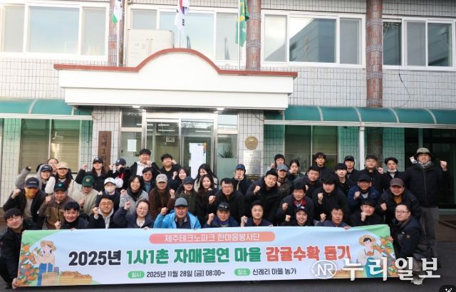 1사1촌 감귤수확 일손돕기 자원봉사