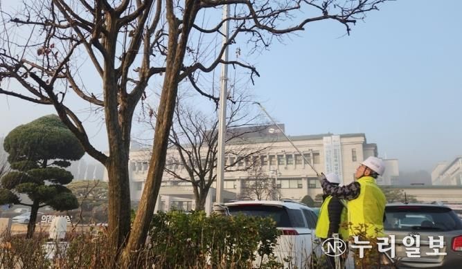 의정부시, 불법현수막 잔여 끈 일제정비 실시