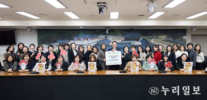 양주시어린이집연합회 공립분과, 양주시에 이웃돕기 성금 전달