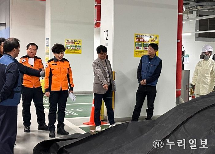 이오숙 전북특별자치도소방본부장, 고층건축물 화재안전관리 현장점검