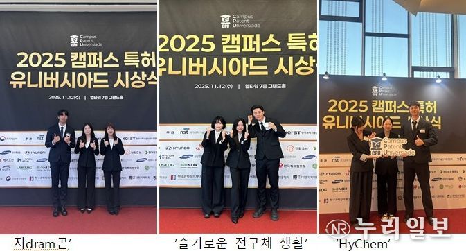전남대 화학공학부, 국내 최대 지식재산대회서 잇단 수상