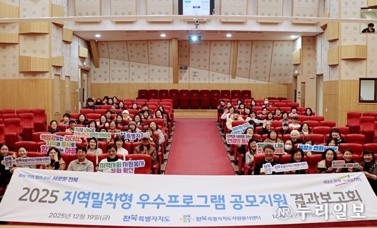 2025년 지역밀착형 우수프로그램 공모지원 결과보고회 개최