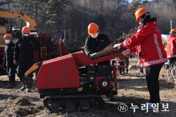 산림재난 총력대응 결의대회 및 영농 부산물 파쇄 캠페인
