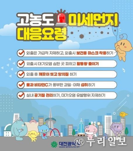 고농도 미세먼지 대응요령