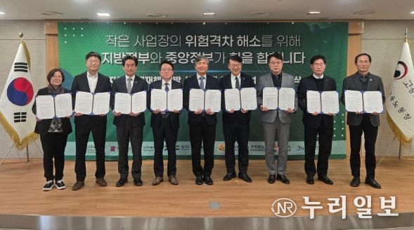 지역 중대재해 예방 사각지대 해소 국비 공모사업 선정