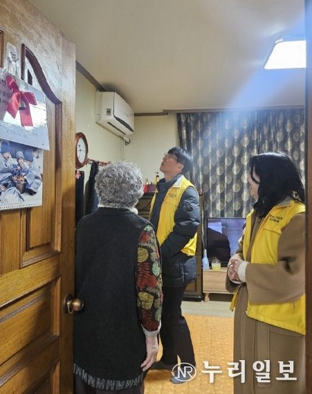 고양시 화전동, 한국항공대학교와 설맞이 독거 어르신 안부 확인