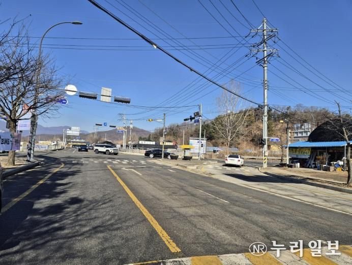 광주시, 퇴촌면 관음사거리 회전교차로 전환 공사 착공