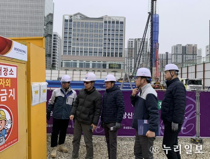 과천시, 해빙기 대비 대형 건축공사장 안전 점검 실시