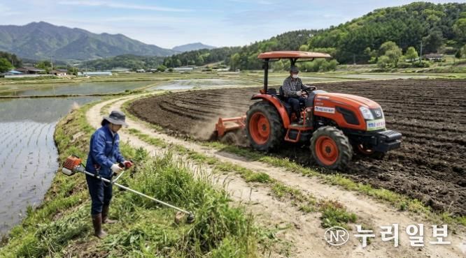 농작업 대행작업 모습