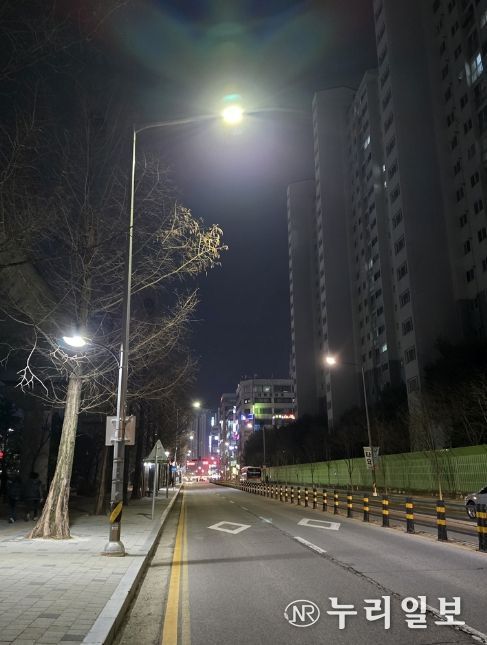 의정부시, 금오지구 LED가로등 교체 추진…야간 안전환경 개선