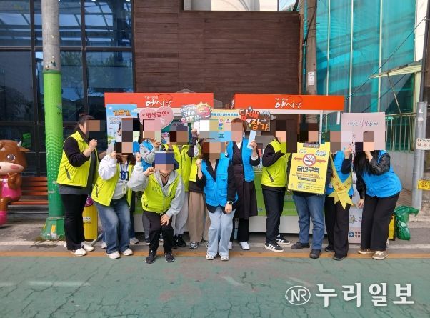 평택시 안중전통시장에서 '노담․비만예방' 합동 건강 캠페인 실시