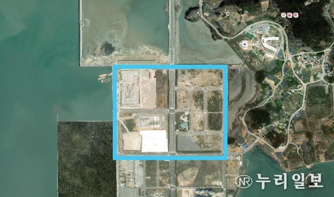 주요 면적 증가 사례(전남 목포시 목포신항 항만배후단지 공유수면 매립(0.46㎢))