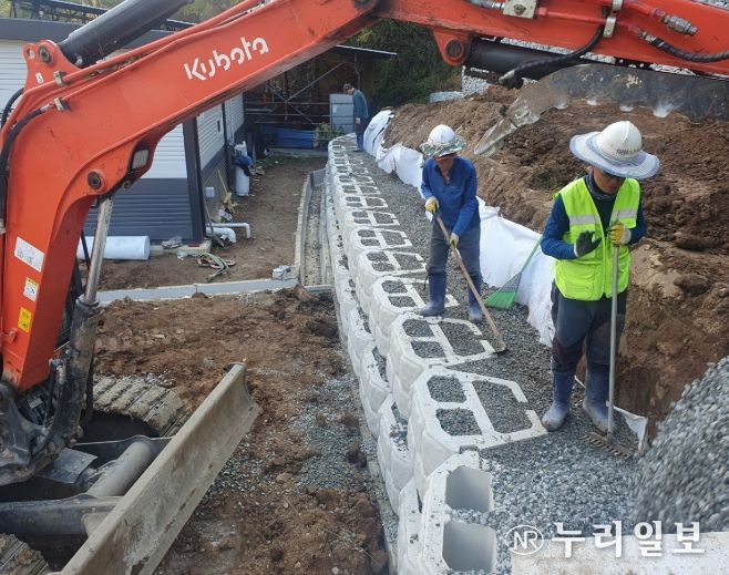 마을기반 조성사업 현장